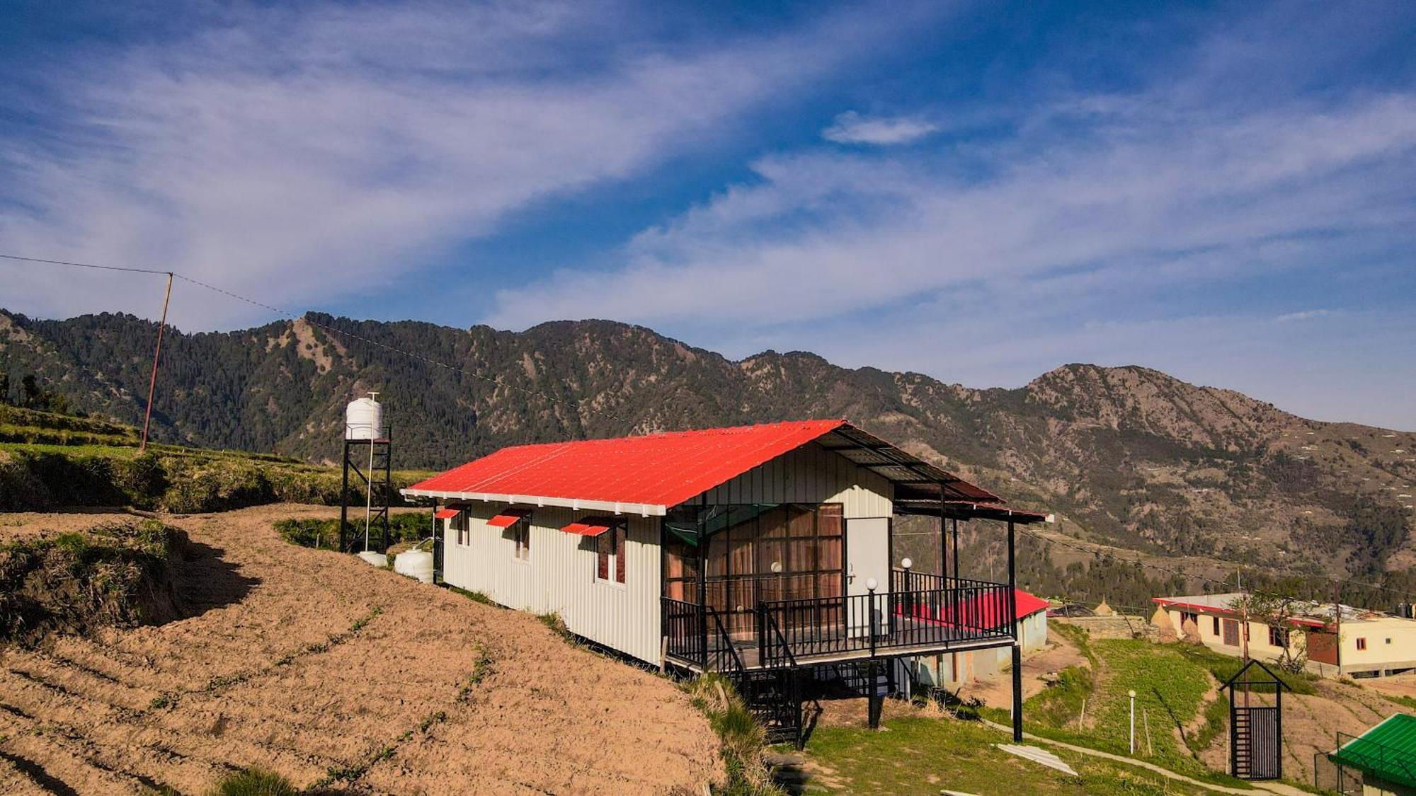 The Hillside Cottages Kanatal Ngoại thất bức ảnh
