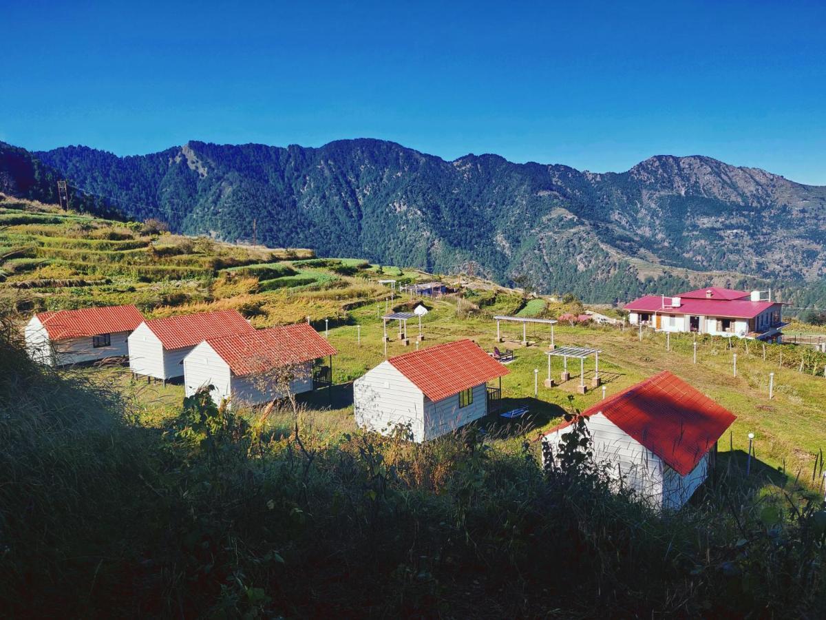 The Hillside Cottages Kanatal Ngoại thất bức ảnh
